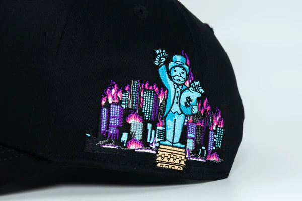 Cash Only New York in flames