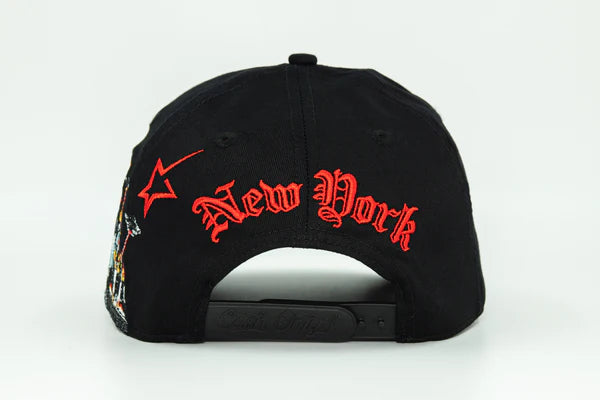 Cash Only New York in flames