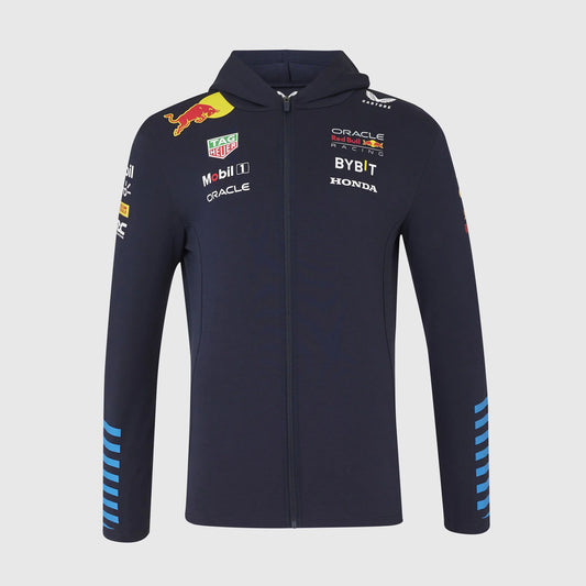 Sudadera con capucha y cremallera del equipo Red Bull 2024